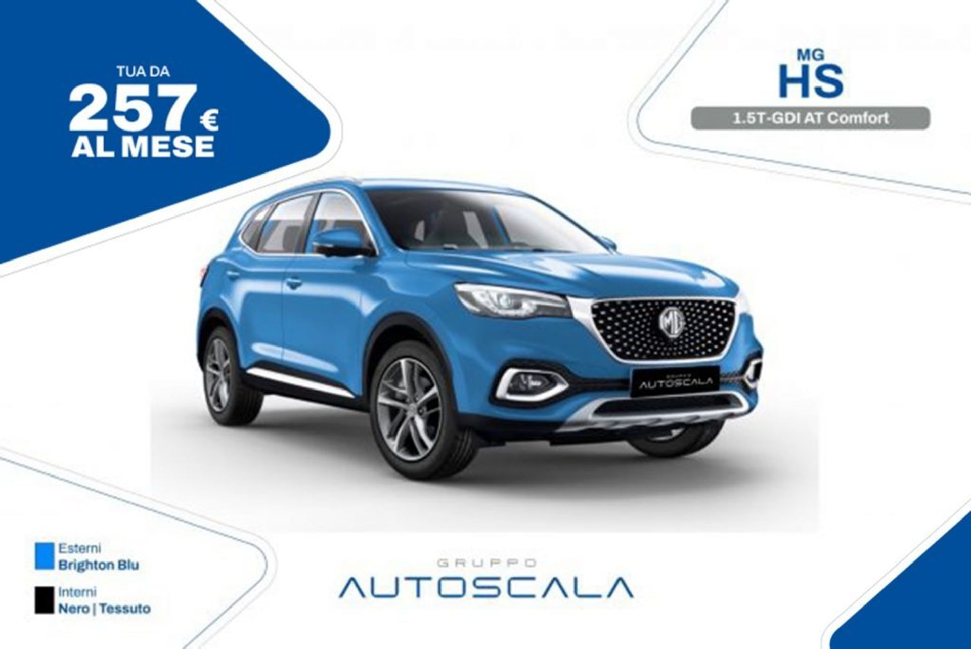 MG ZS nuova a Napoli, Autoscala