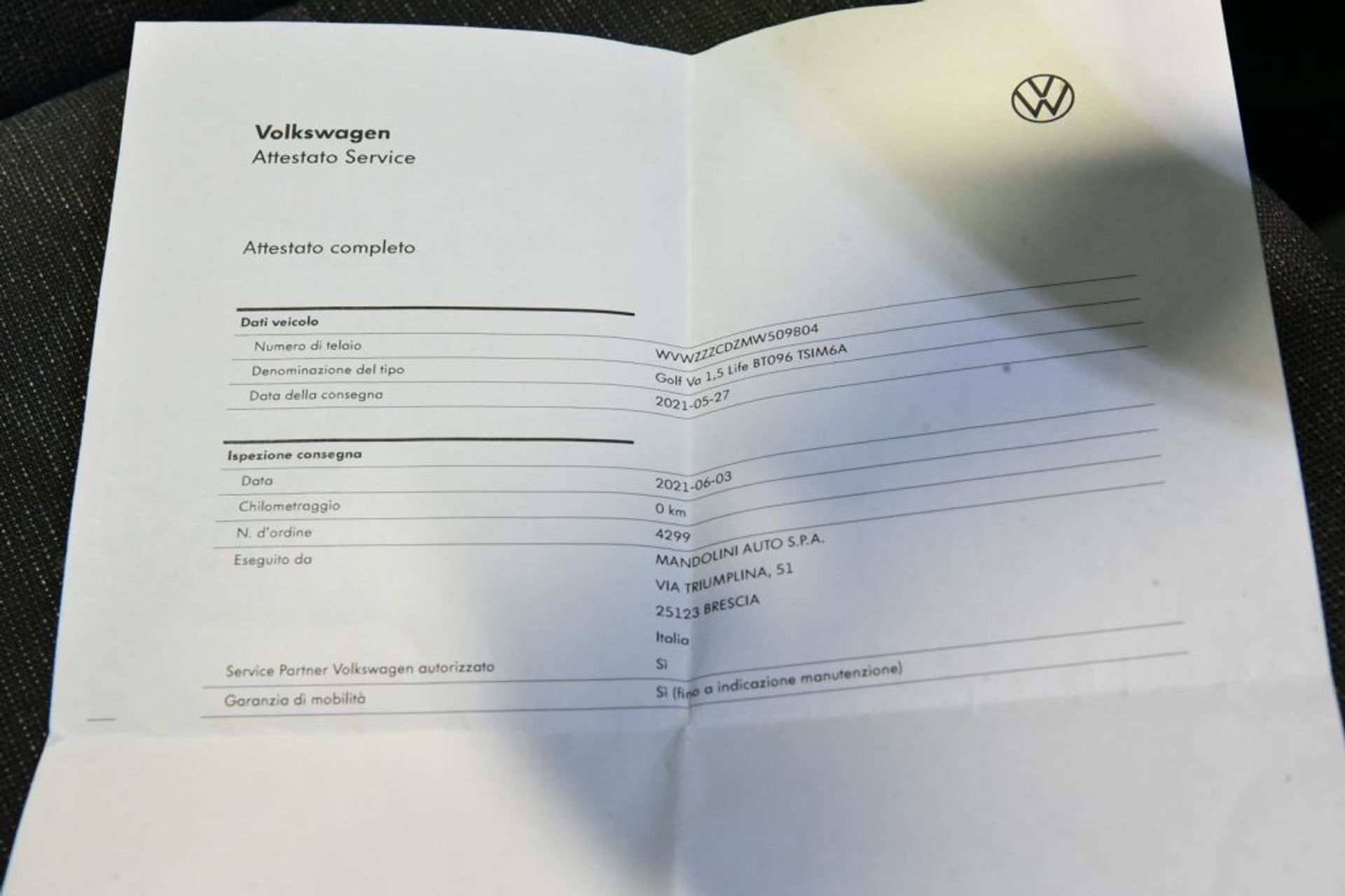 Volkswagen 1.5 TSI - Motore