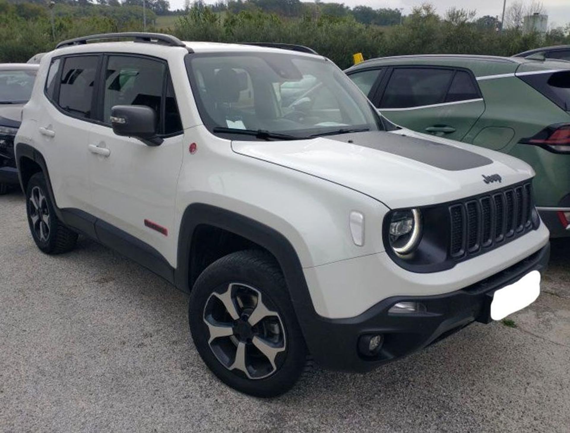 Adorno Albero Di Natale Jeep Renegade Trailhawk – Diecast Scala 1:34, Colori Argento/bianco/giallo/rosso