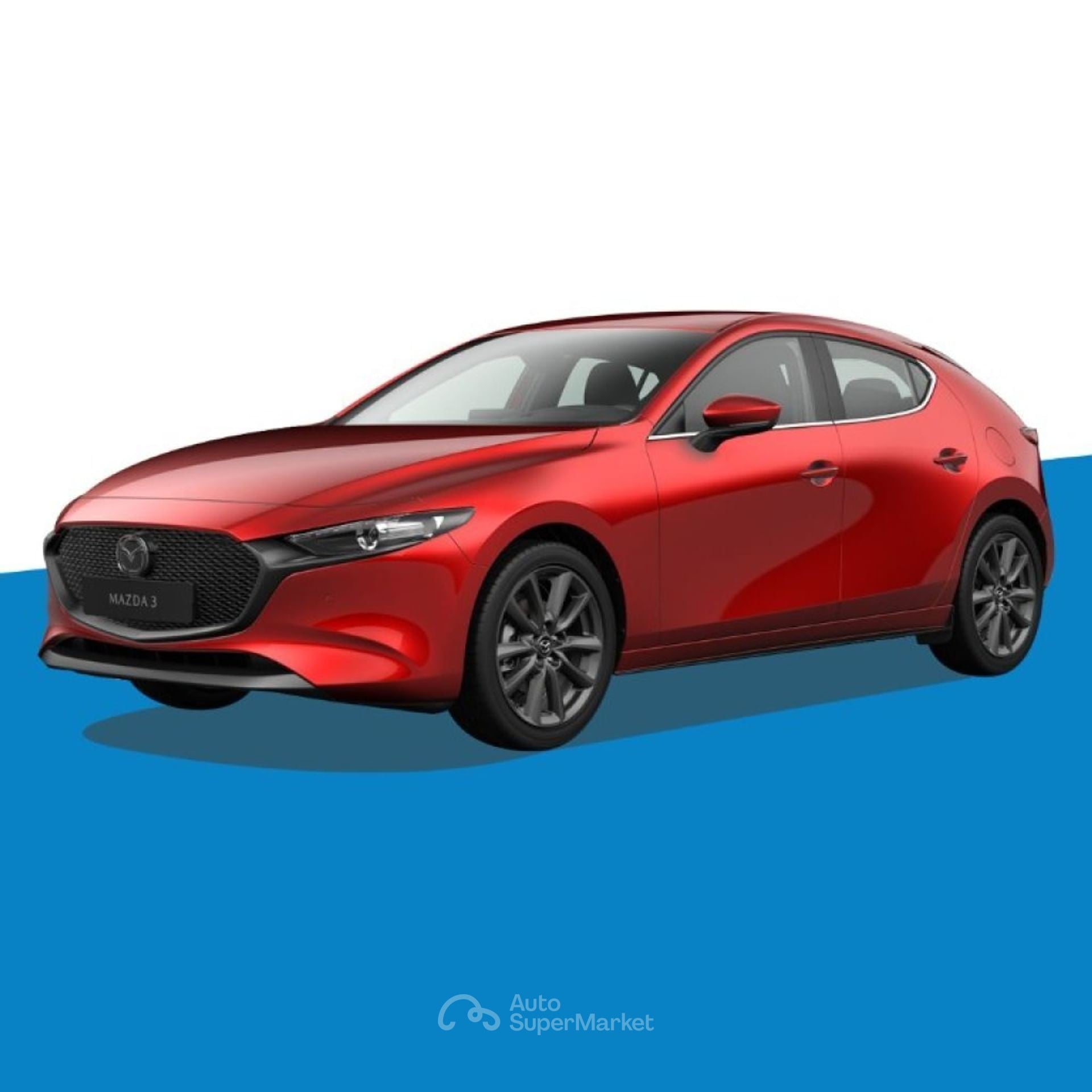 Hi-Story 1/43 Mazda 3 Berlina 2019 Rossa HS259RE Modellino Pressofuso Collezione