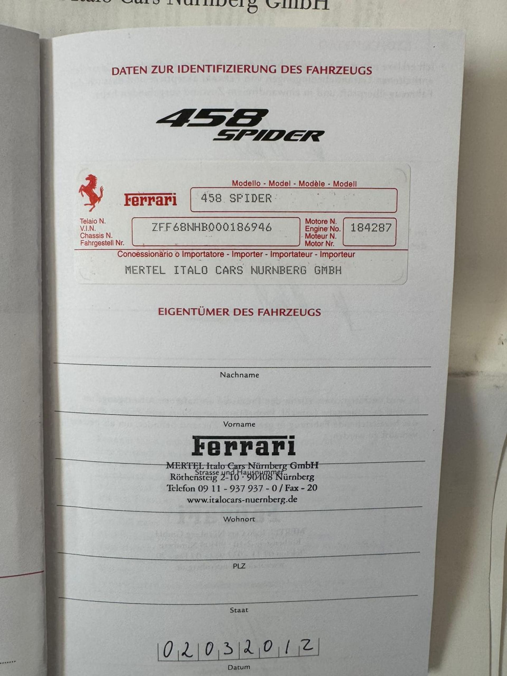Ferrari 458