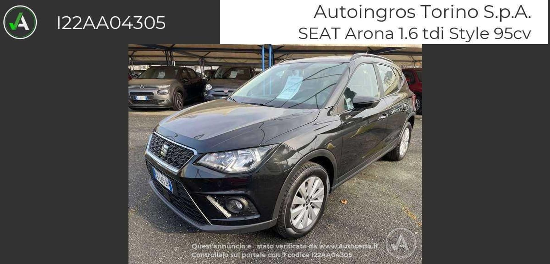 Seat Arona 1.6 TDI 95 CV