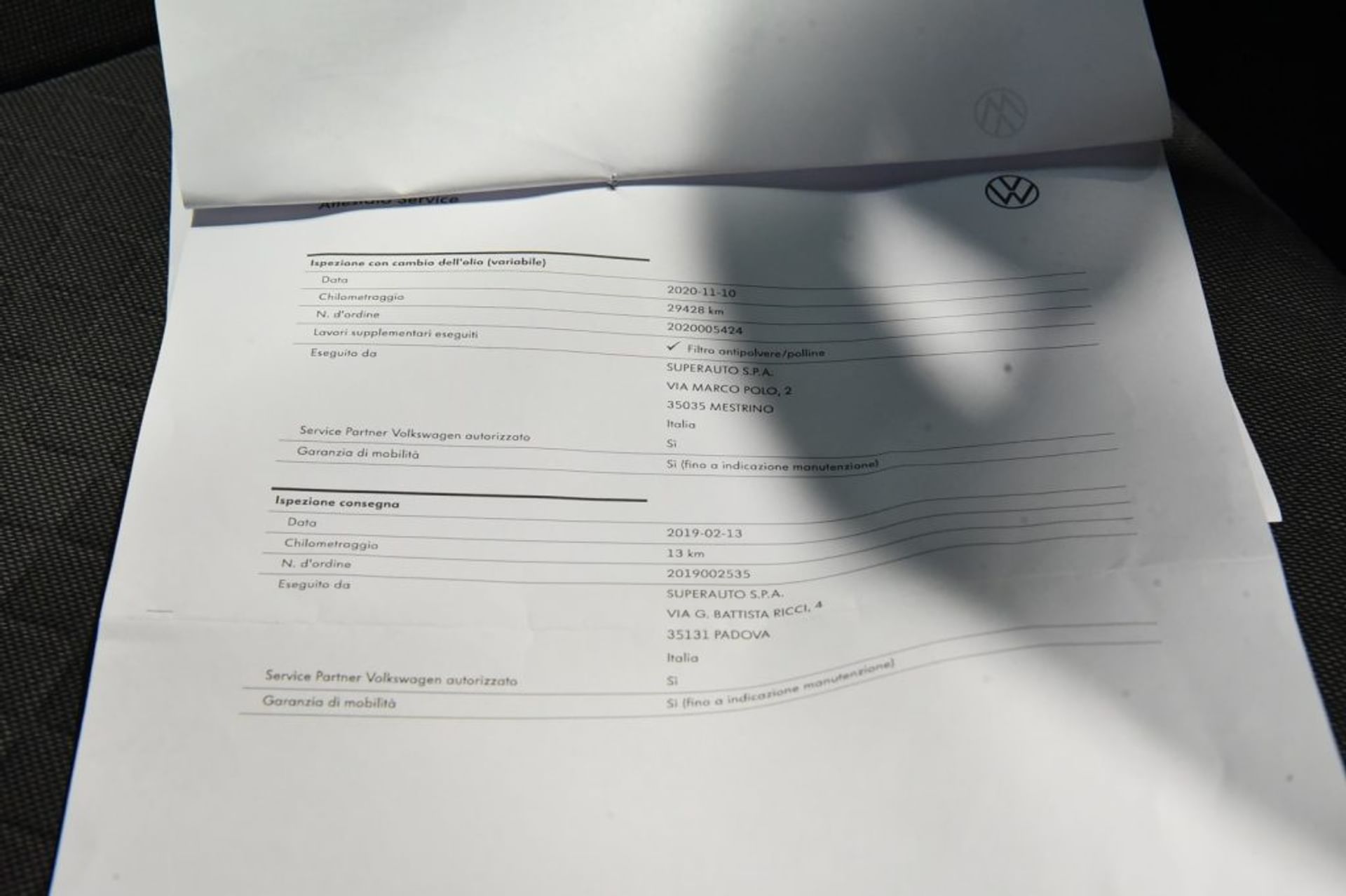 Volkswagen 1.5 TSI 150 CV - Sedili