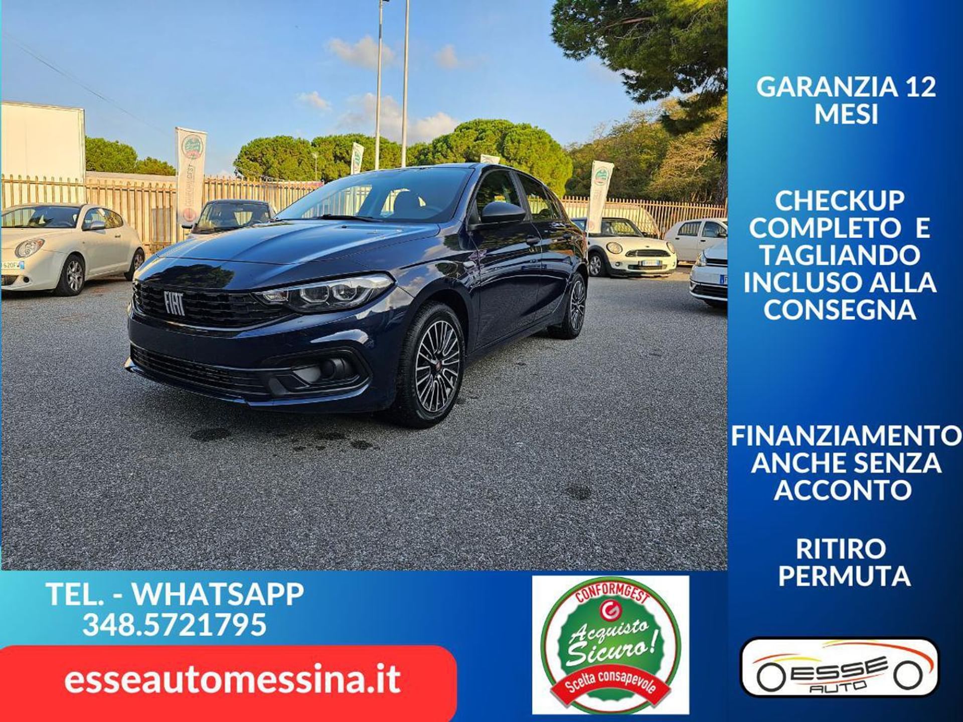 Auto usata FIAT Tipo 1.6 Mjt S&S 5 porte Easy del 2017 - Calabria Auto srl,  Reggio di Calabria