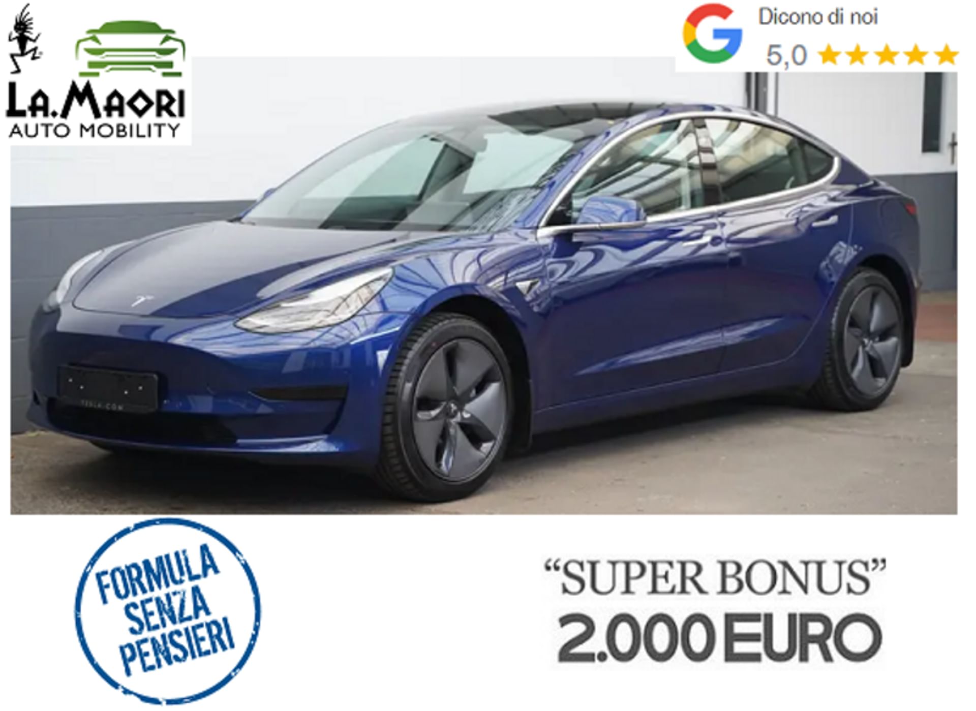 Tesla Model 3 Long Range Long Range AWD + Guida Autonoma Max Potenziale  (FSD) Usata Elettrica con 97.800 km a Gallarate (VA) - Autosupermarket