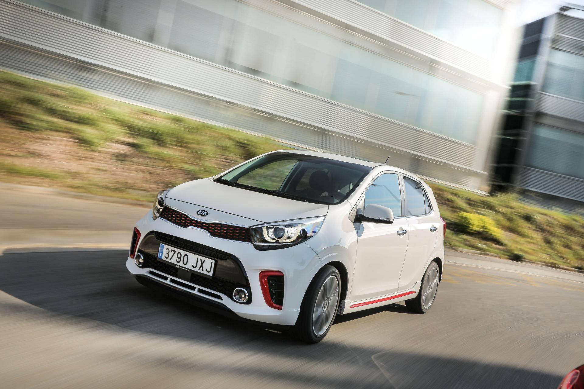 kia picanto gti bianca city car economica