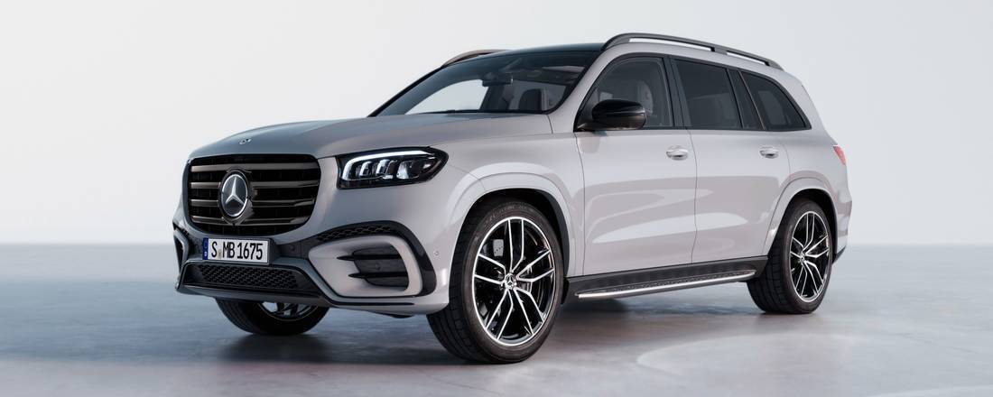 mercedes-benz gls visuale frontale