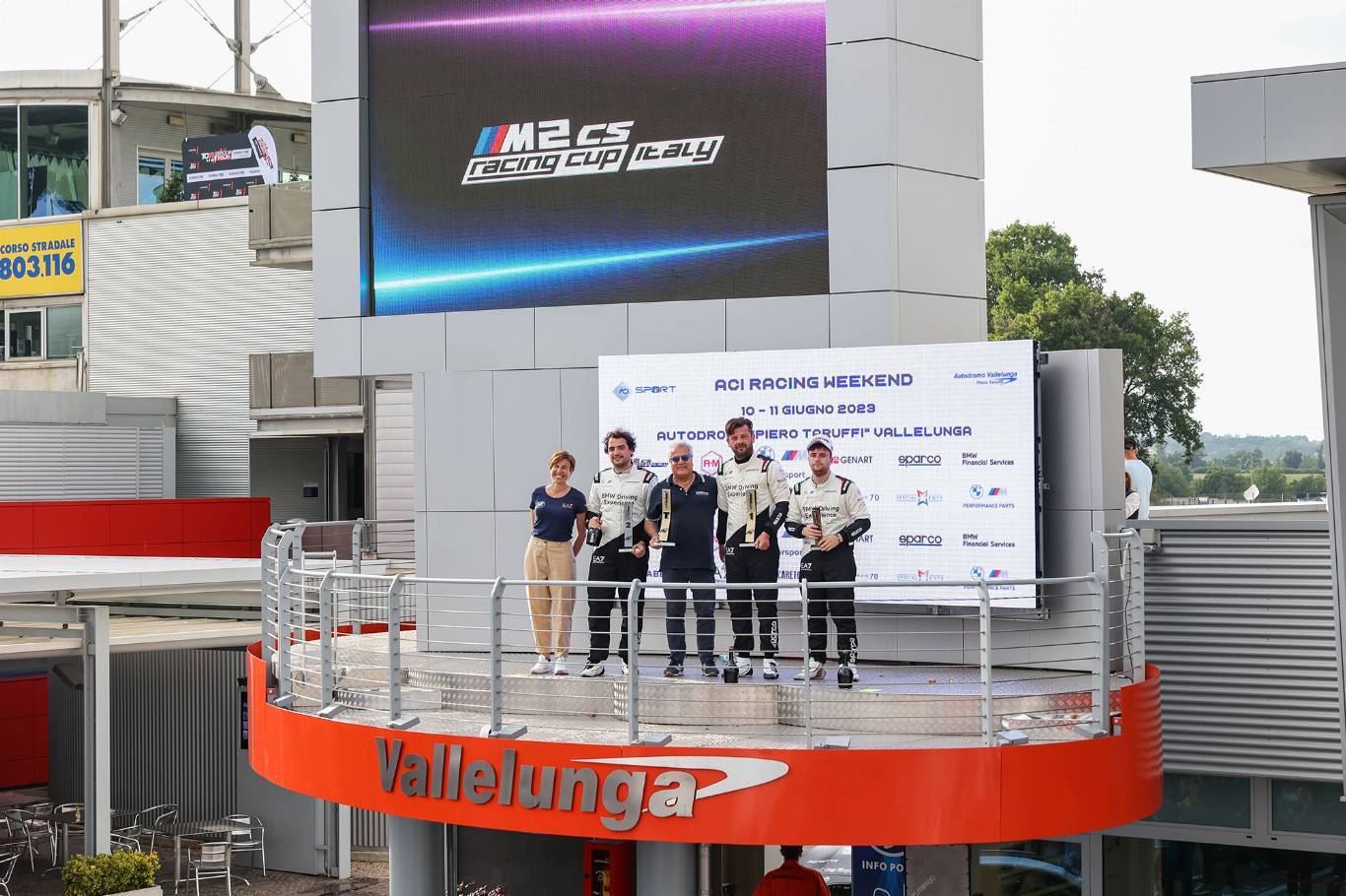 M2 CS Racing Cup Italy 2023 il podio finale
